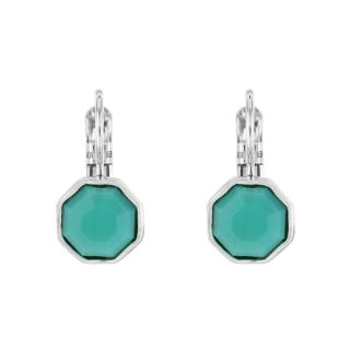 Dormeuses Coeur D Artichaut Couleur Argent Bleu